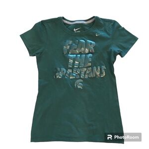 Nike Spartans tee shirt. Women’s small slim fit.